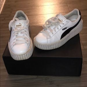 PUMA Fenty Rihanna Black and White sneaker-size 6